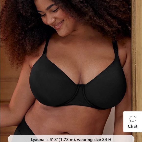 Aerie smoothez full coverage lightly lined bra 34DD Black - Picture 2 of 6